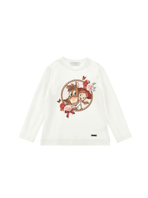 T-shirt, bambina, logata. MONNALISA | 19H601 80040001